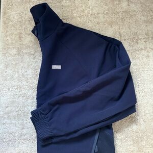 FIGS Sydney Scrub Jacket in Navy Blue